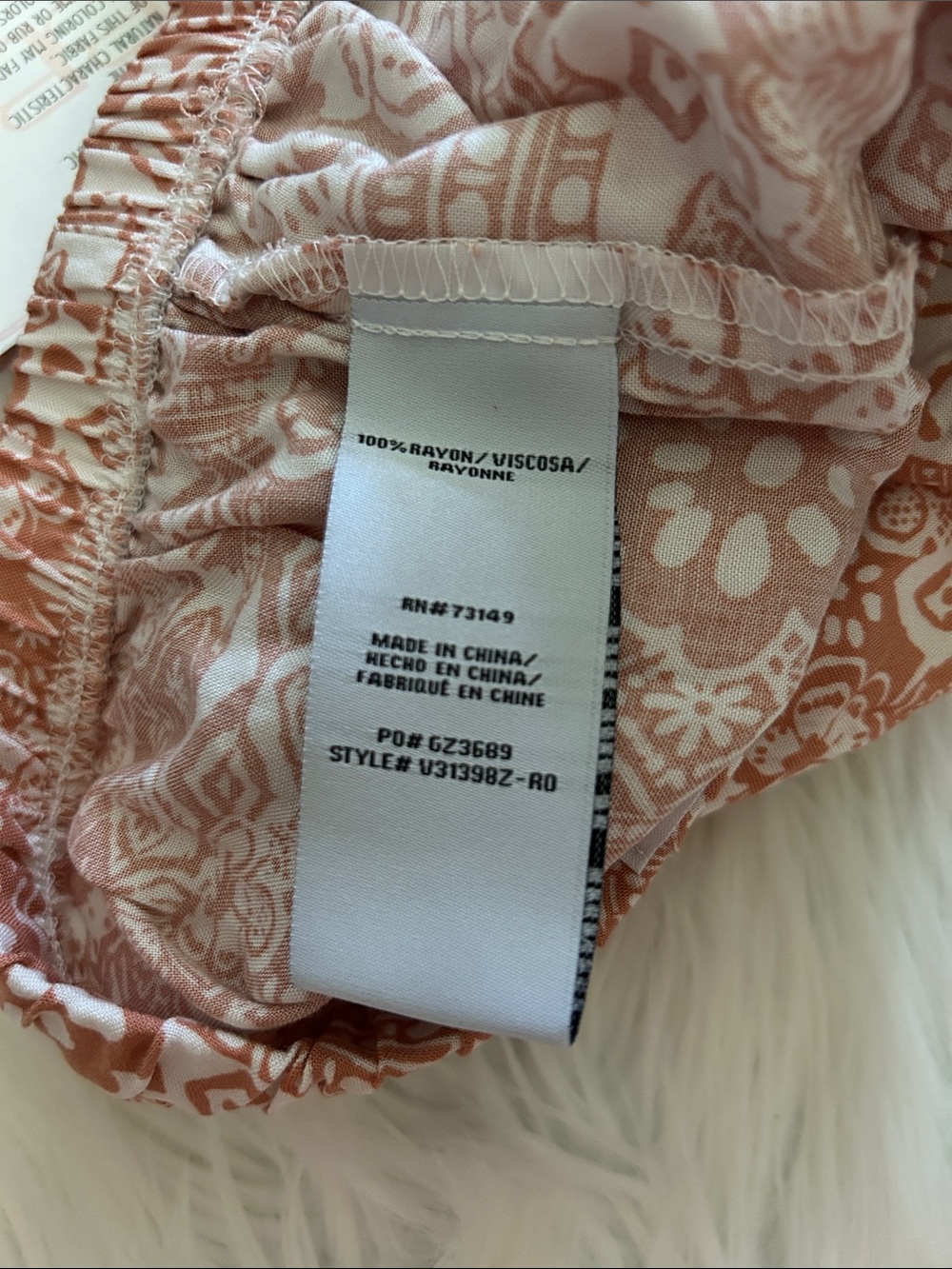 BDG Dusty Rose Floral Wide-Leg Pull-On Pants - Picture 5 of 5